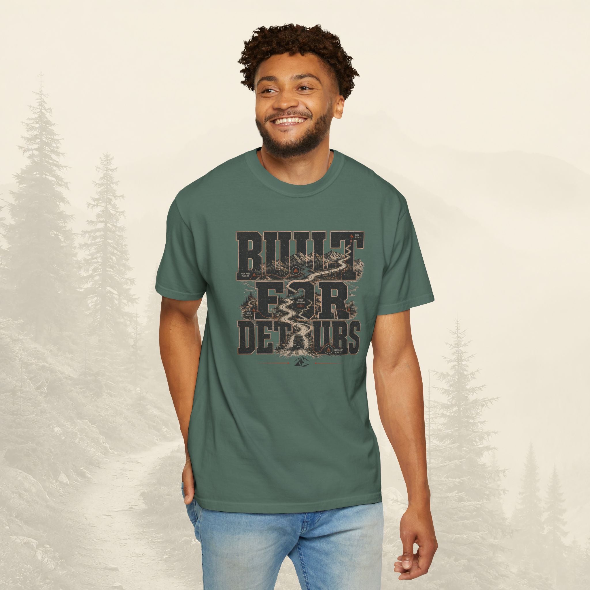 T-shirt Conçu Pour Les Détours