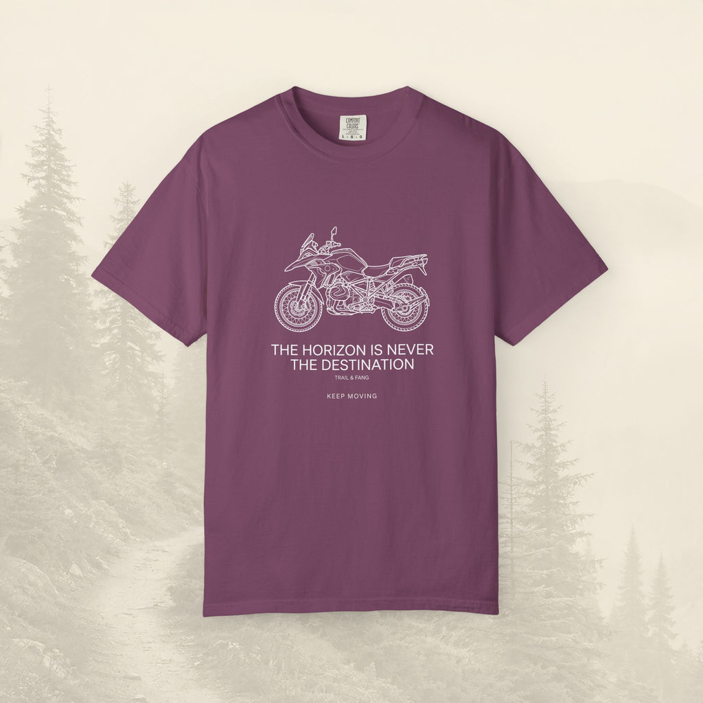 T-shirt moto Trail & Fang Horizon Destination Adventure