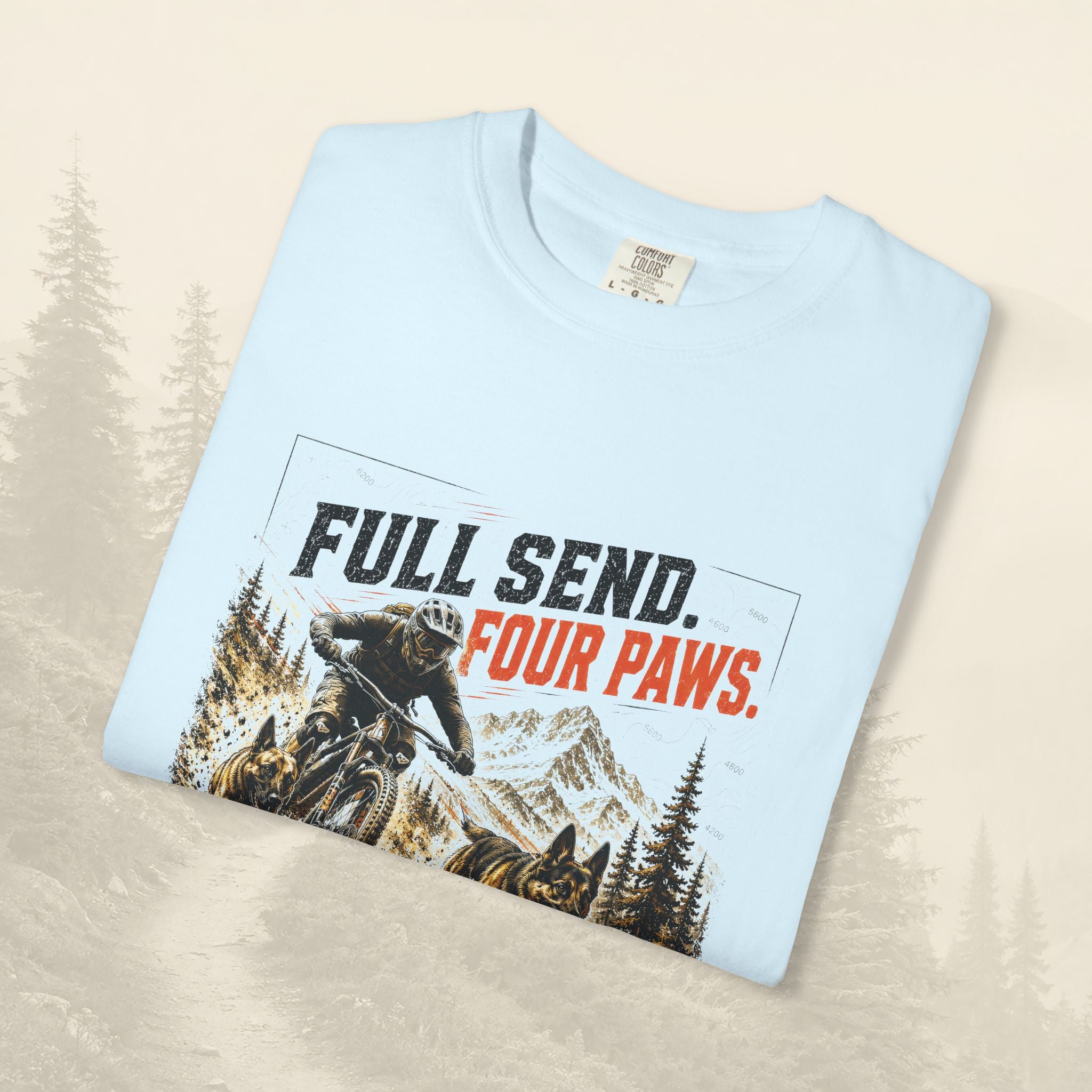 T-shirt Full Send Four Paws