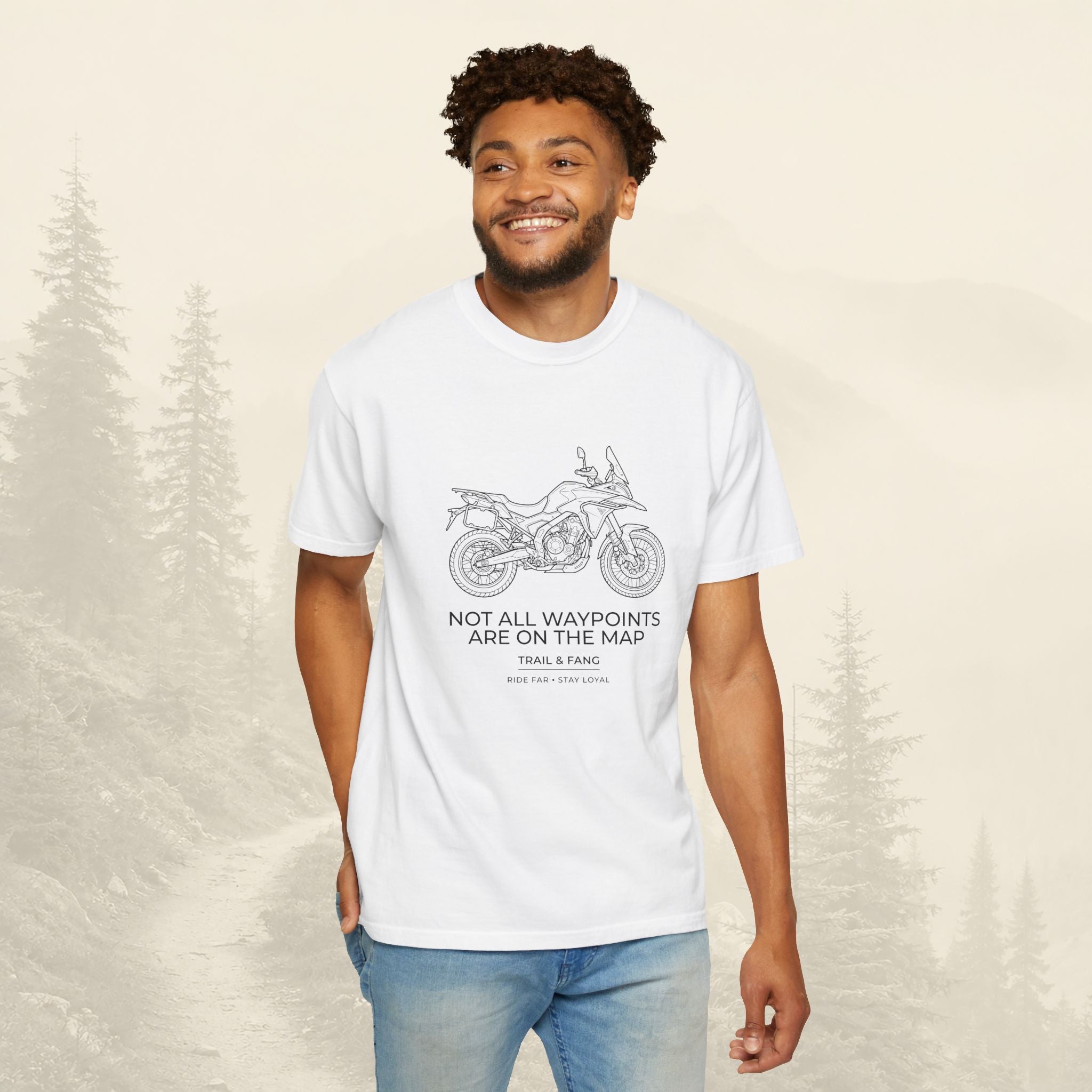 Tee-shirt « Tous les points de repère ne figurent pas sur la carte »