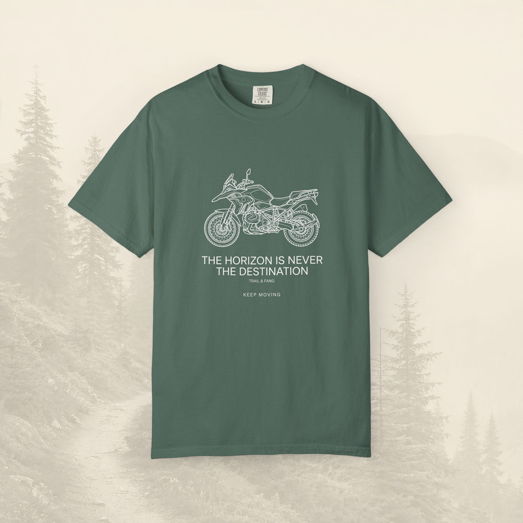 T-shirt moto Trail & Fang Horizon Destination Adventure