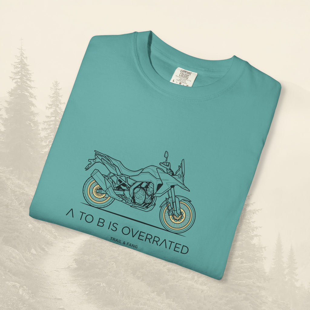 Le détour, c'est le but : T-shirt moto-aventure