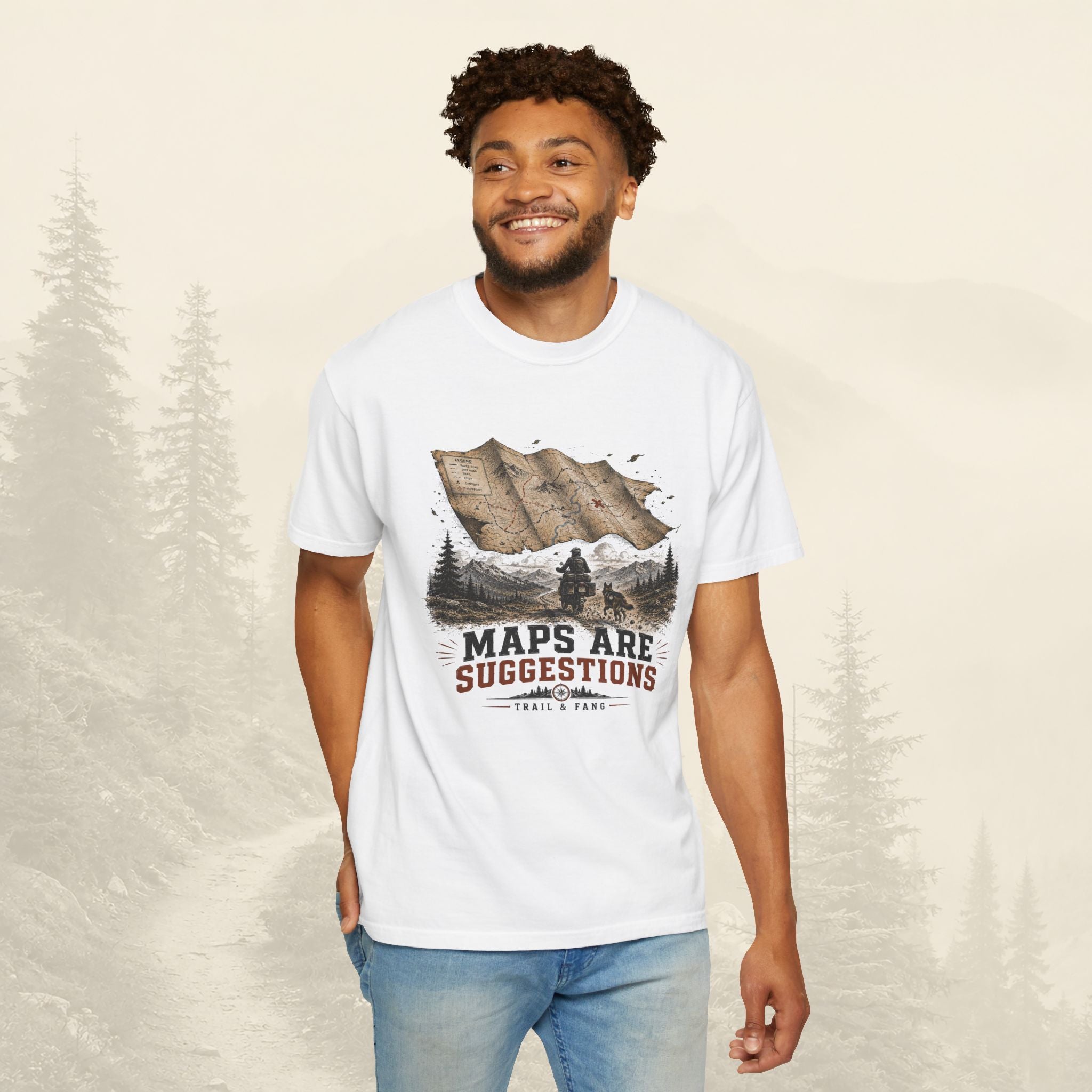 T-shirt « Les cartes sont des suggestions »