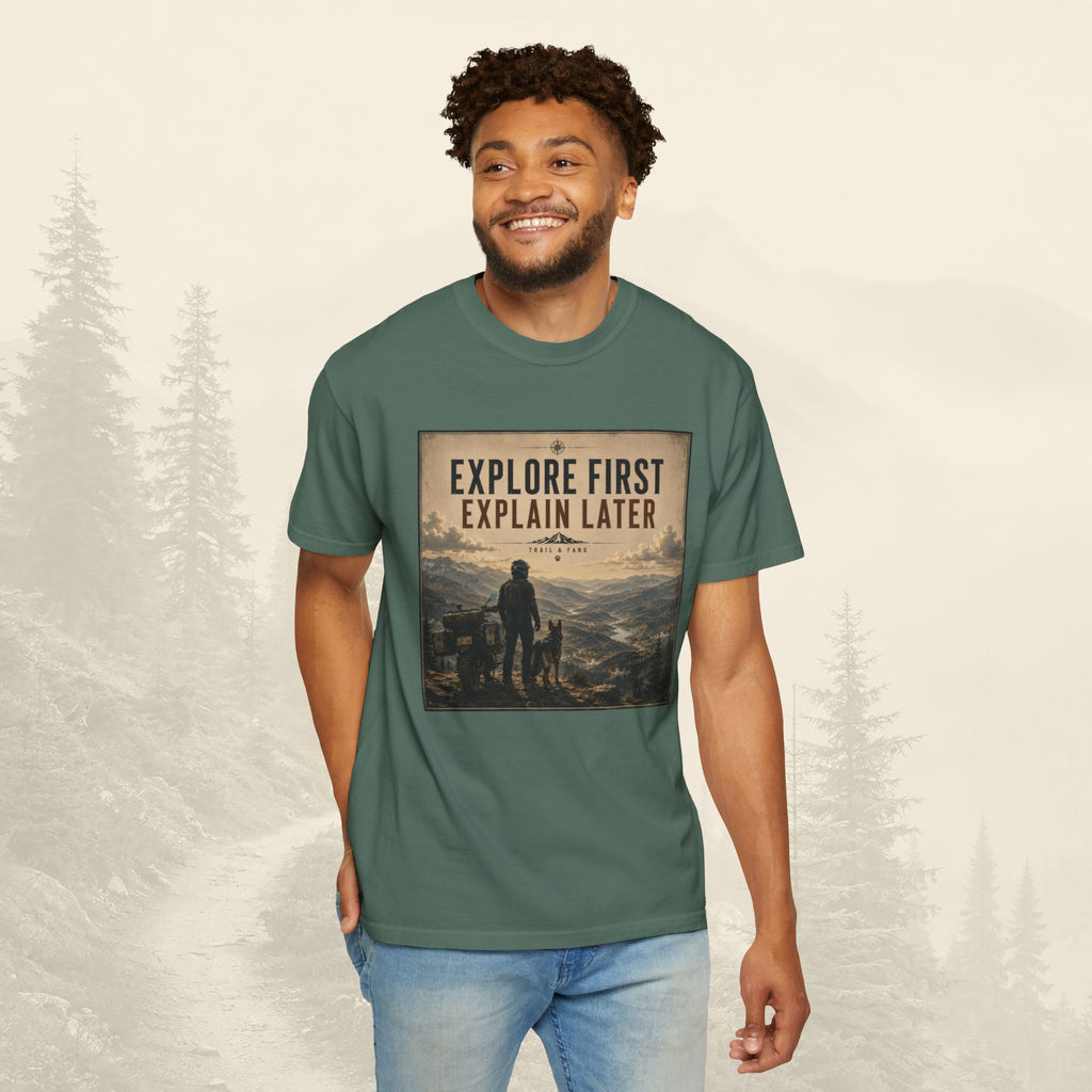 T-shirt « Explorez d'abord, expliquez ensuite »