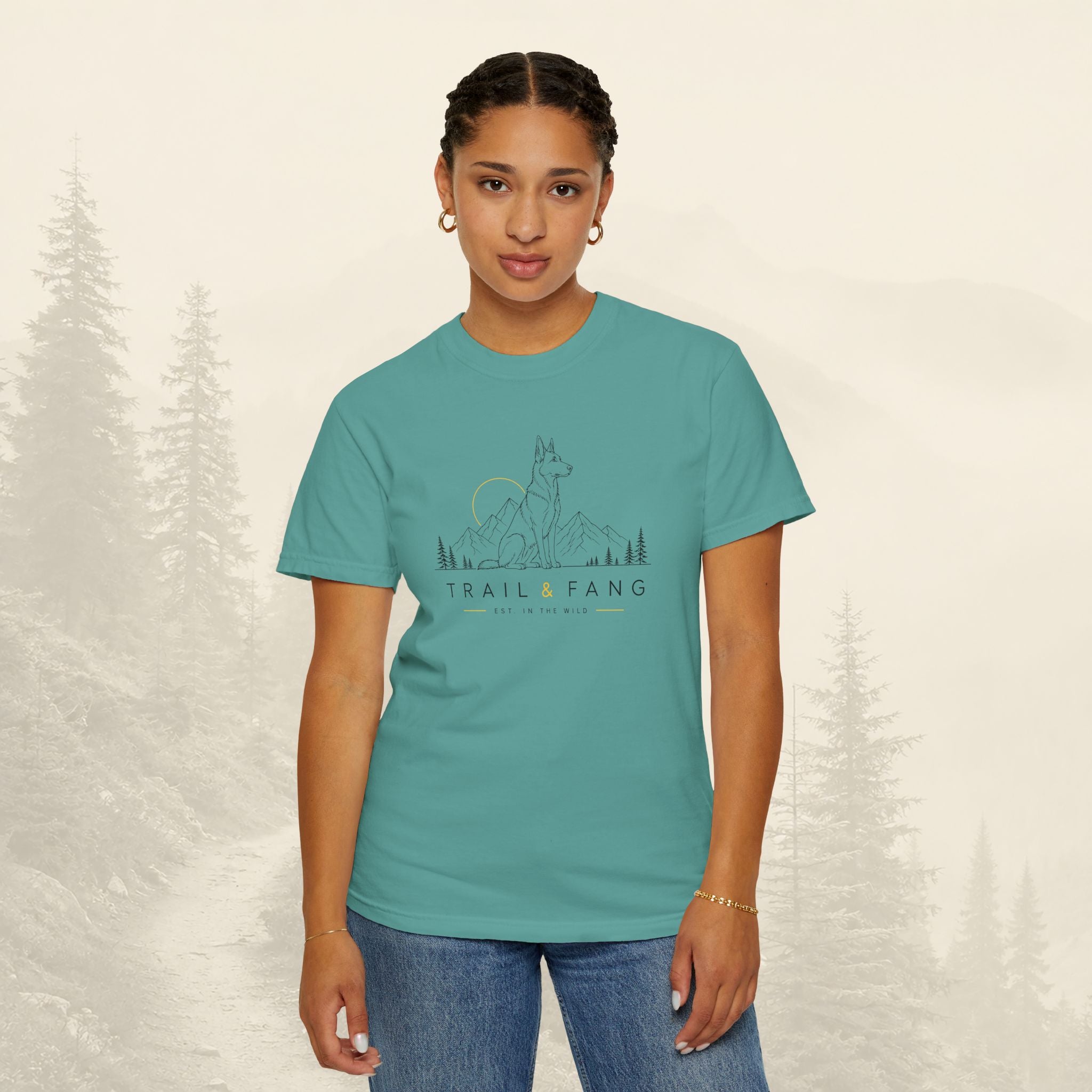 T-shirt minimaliste pour Berger allemand