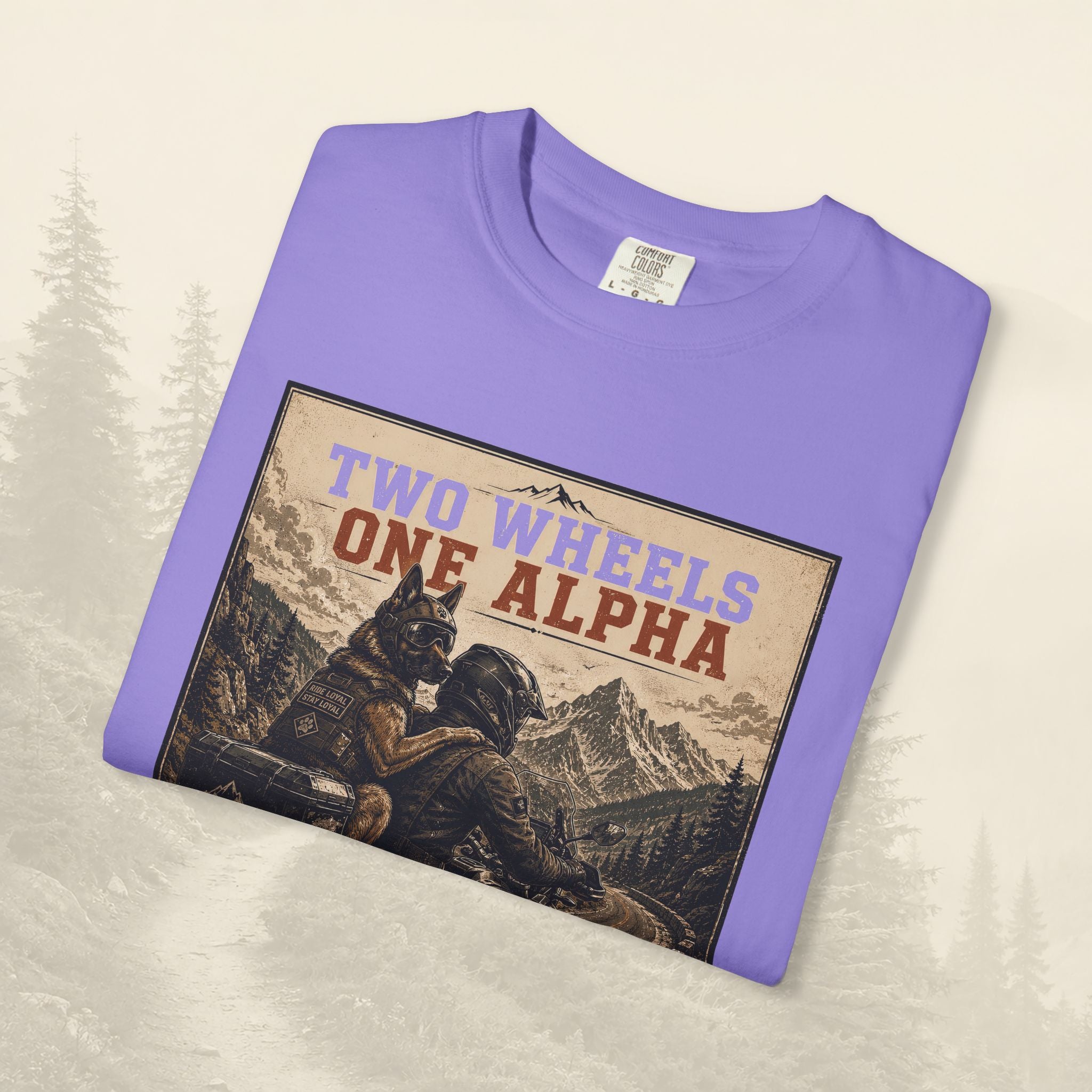T-shirt Two Wheels One Alpha