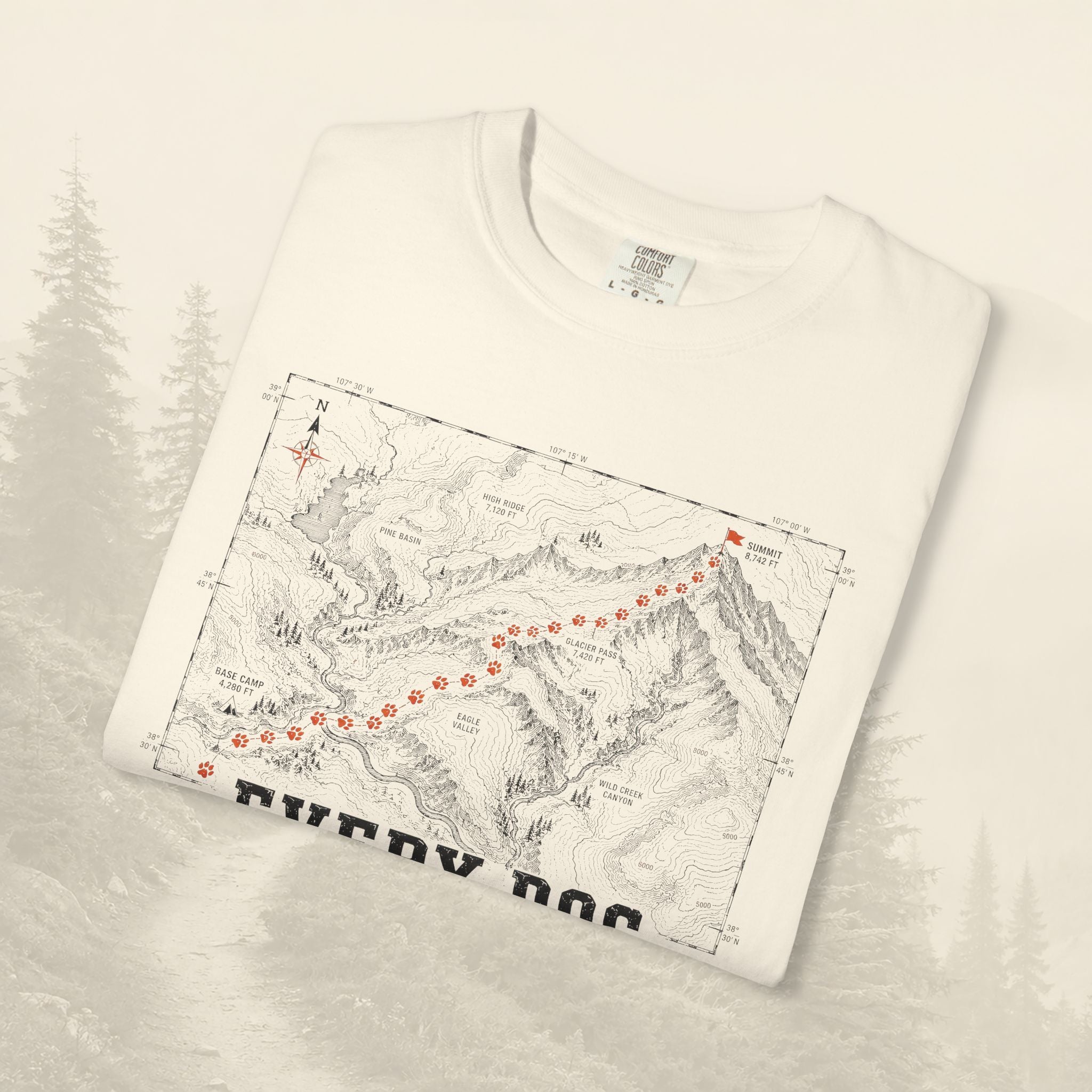 T-shirt Chaque chien a sa destination