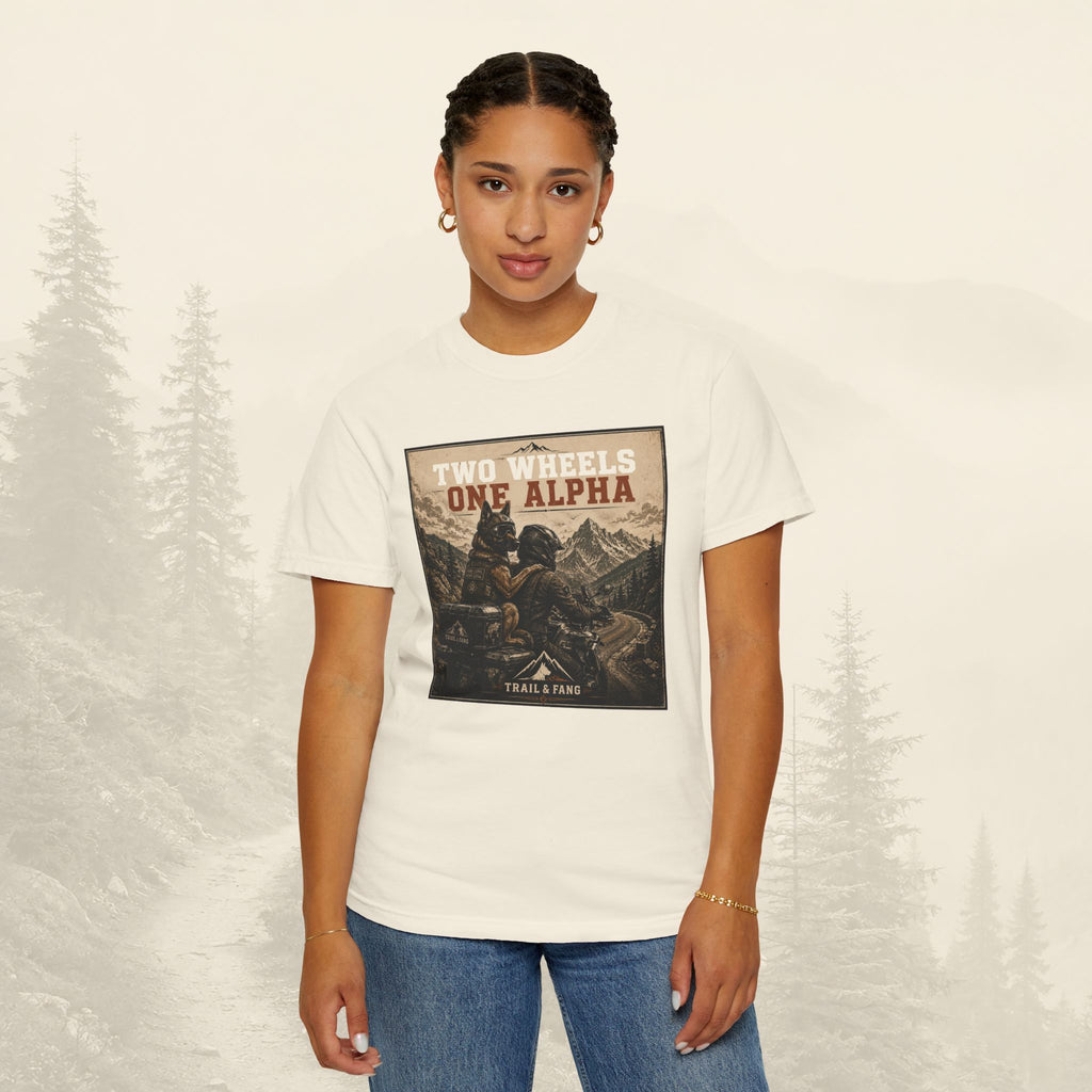 T-shirt Two Wheels One Alpha