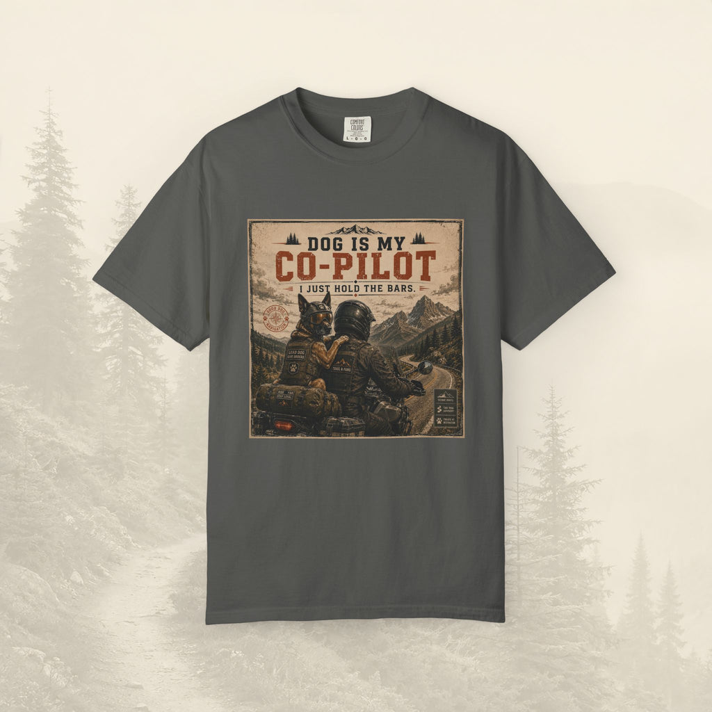T-shirt « Mon chien est mon copilote »