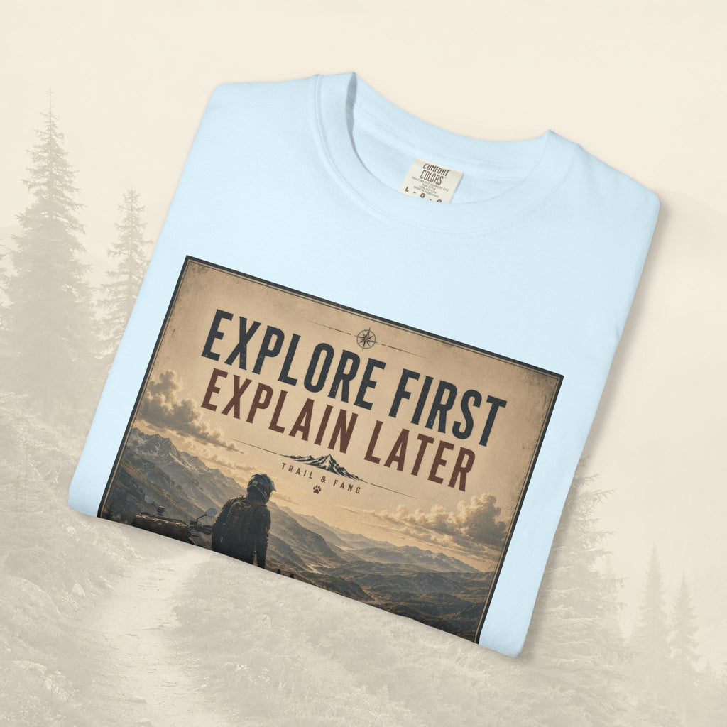 T-shirt « Explorez d'abord, expliquez ensuite »