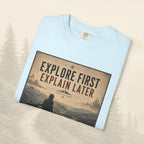 T-shirt « Explorez d'abord, expliquez ensuite »