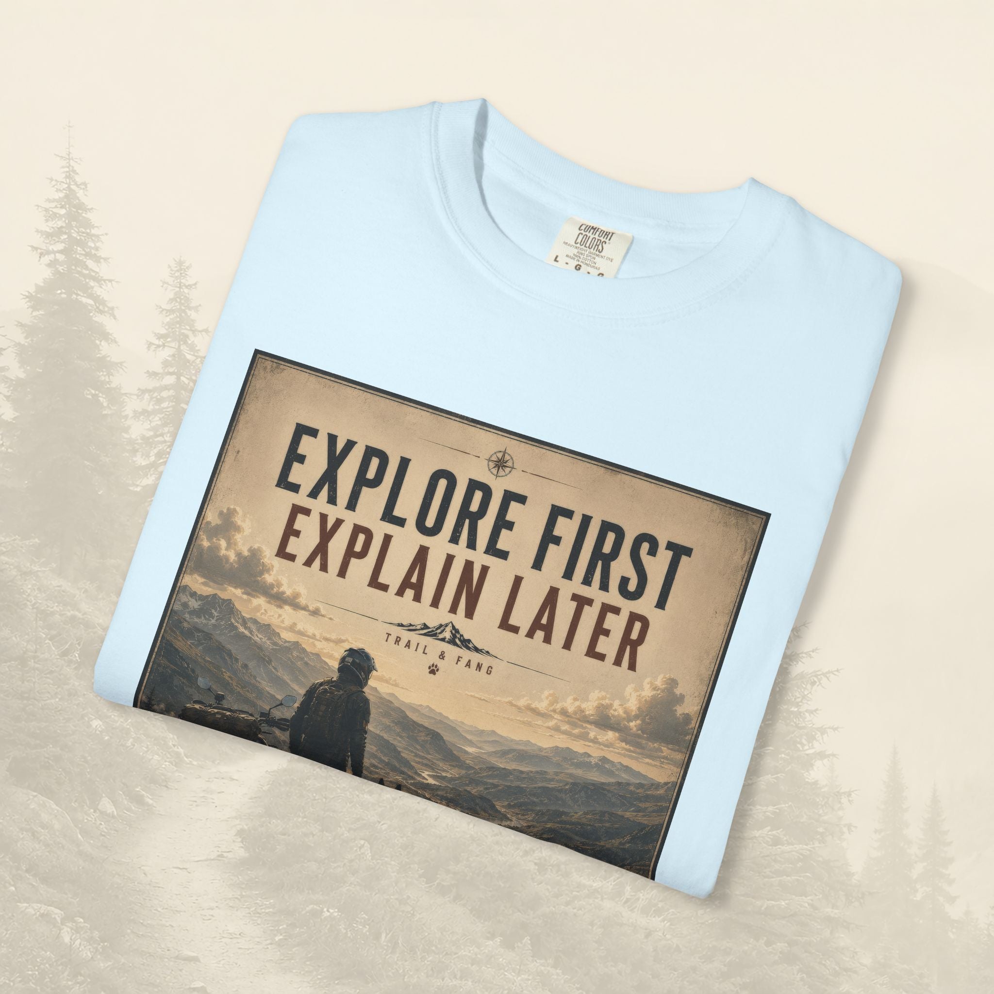 T-shirt « Explorez d'abord, expliquez ensuite »