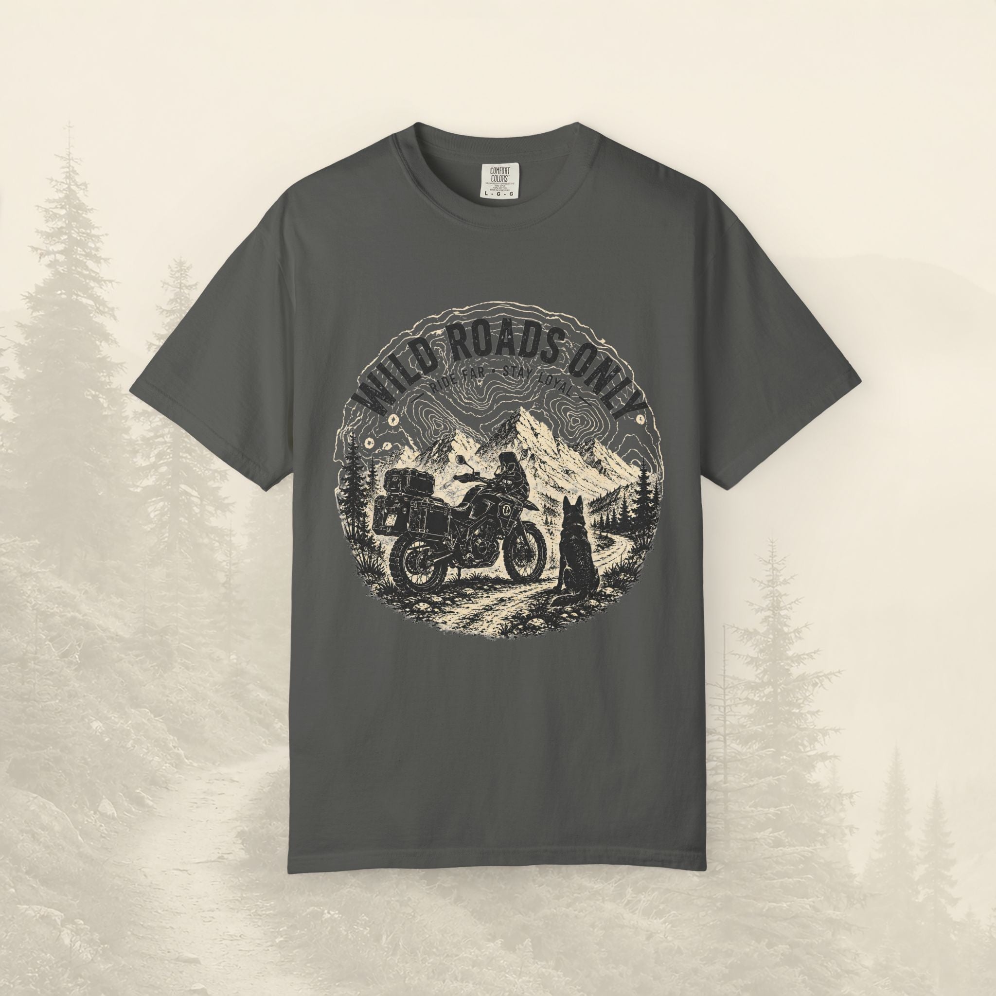 T-shirt Graphique "Wild Roads Only"