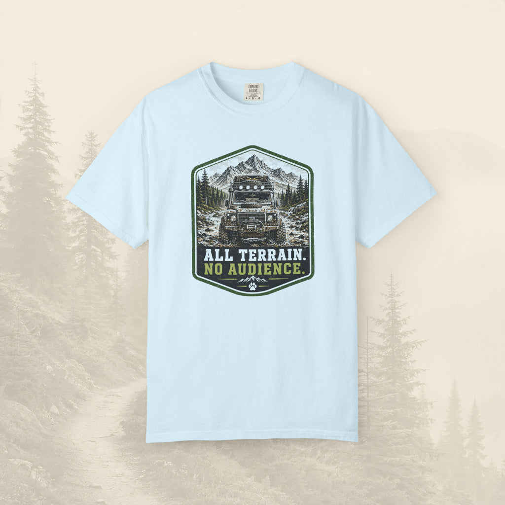T-shirt tout-terrain, pas de public