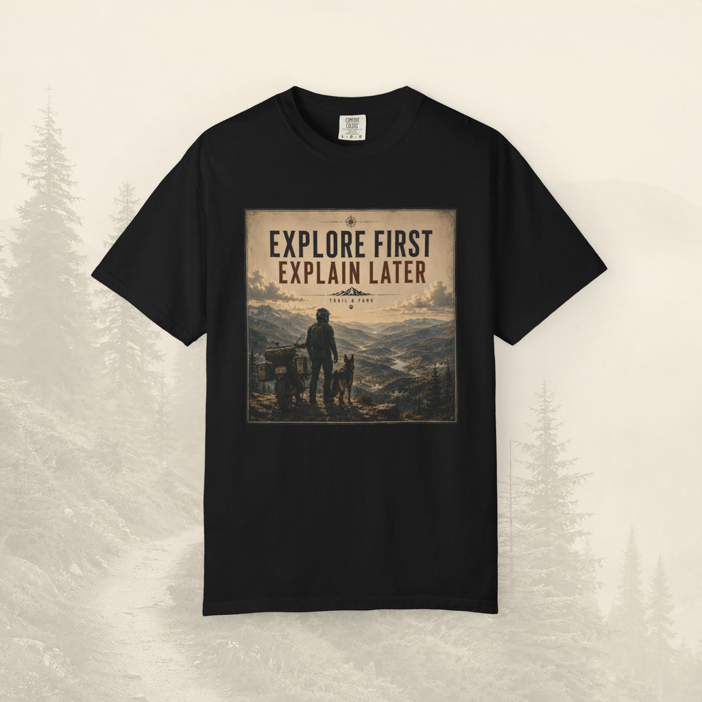T-shirt « Explorez d'abord, expliquez ensuite »
