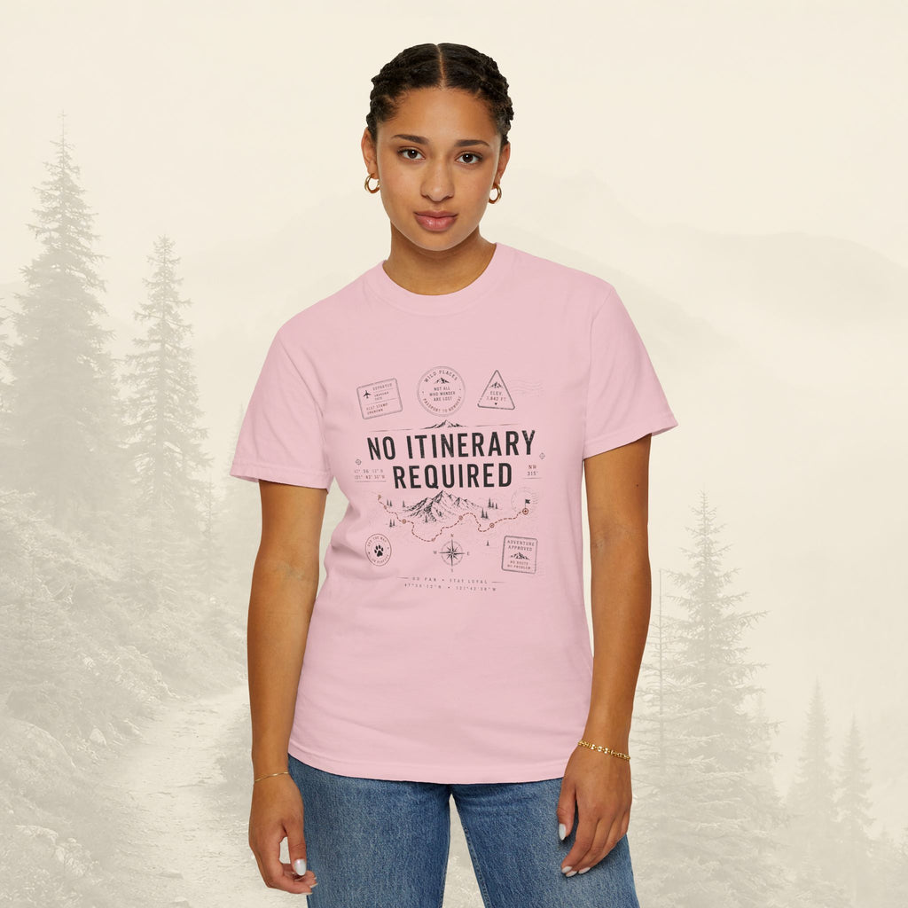 T-shirt « Pas d'itinéraire requis »