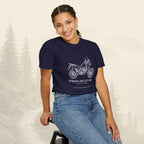 Les frontières ne sont que des lignes - T-shirt moto aventure