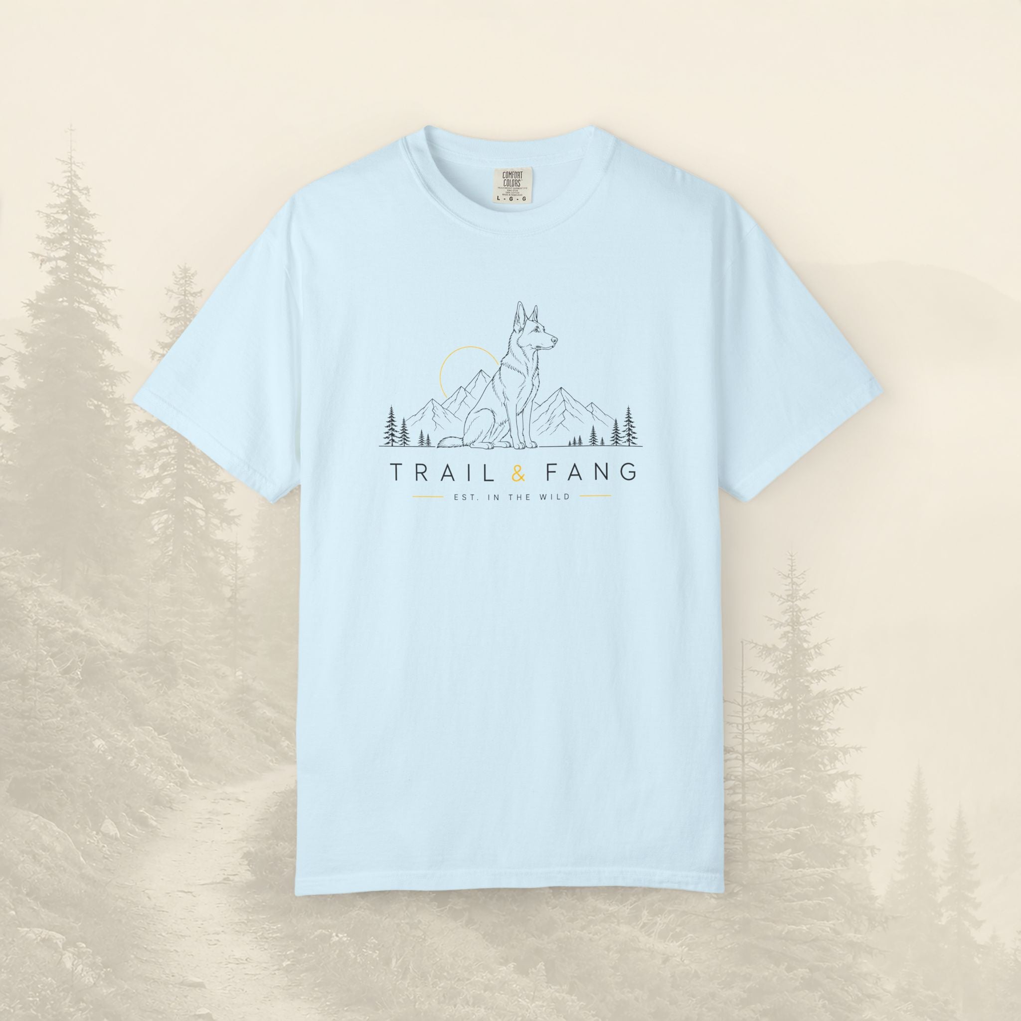 T-shirt minimaliste pour Berger allemand