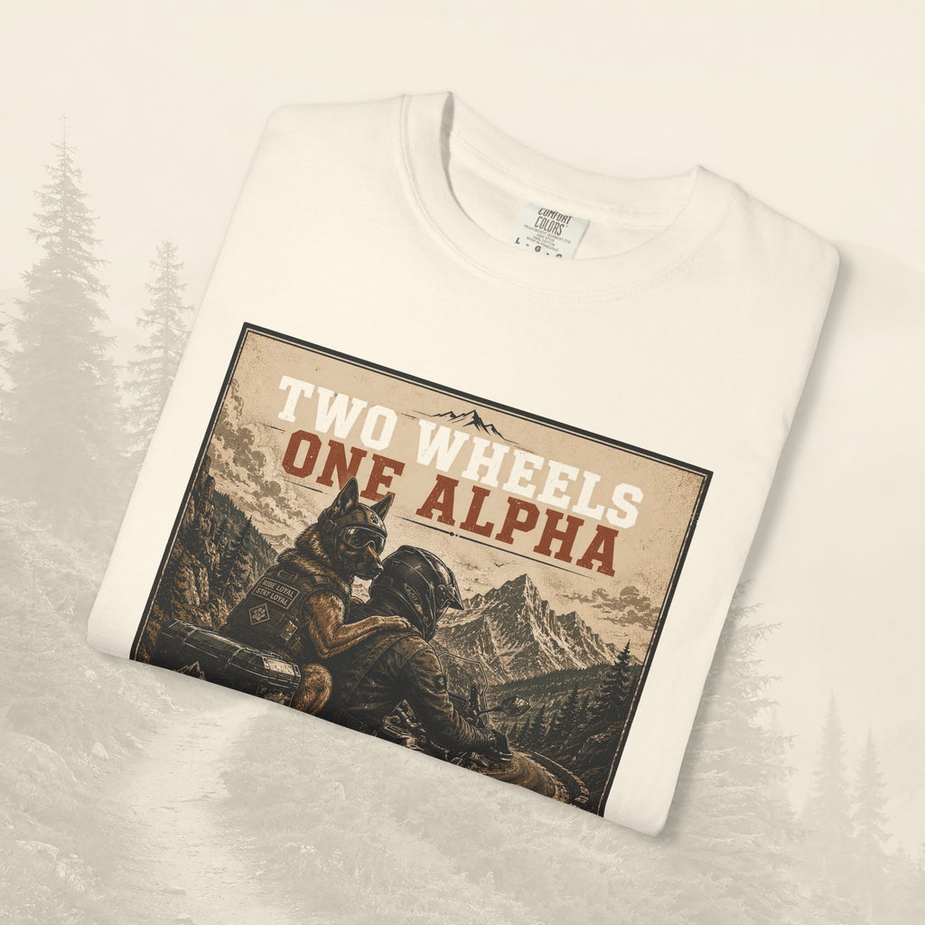 T-shirt Two Wheels One Alpha