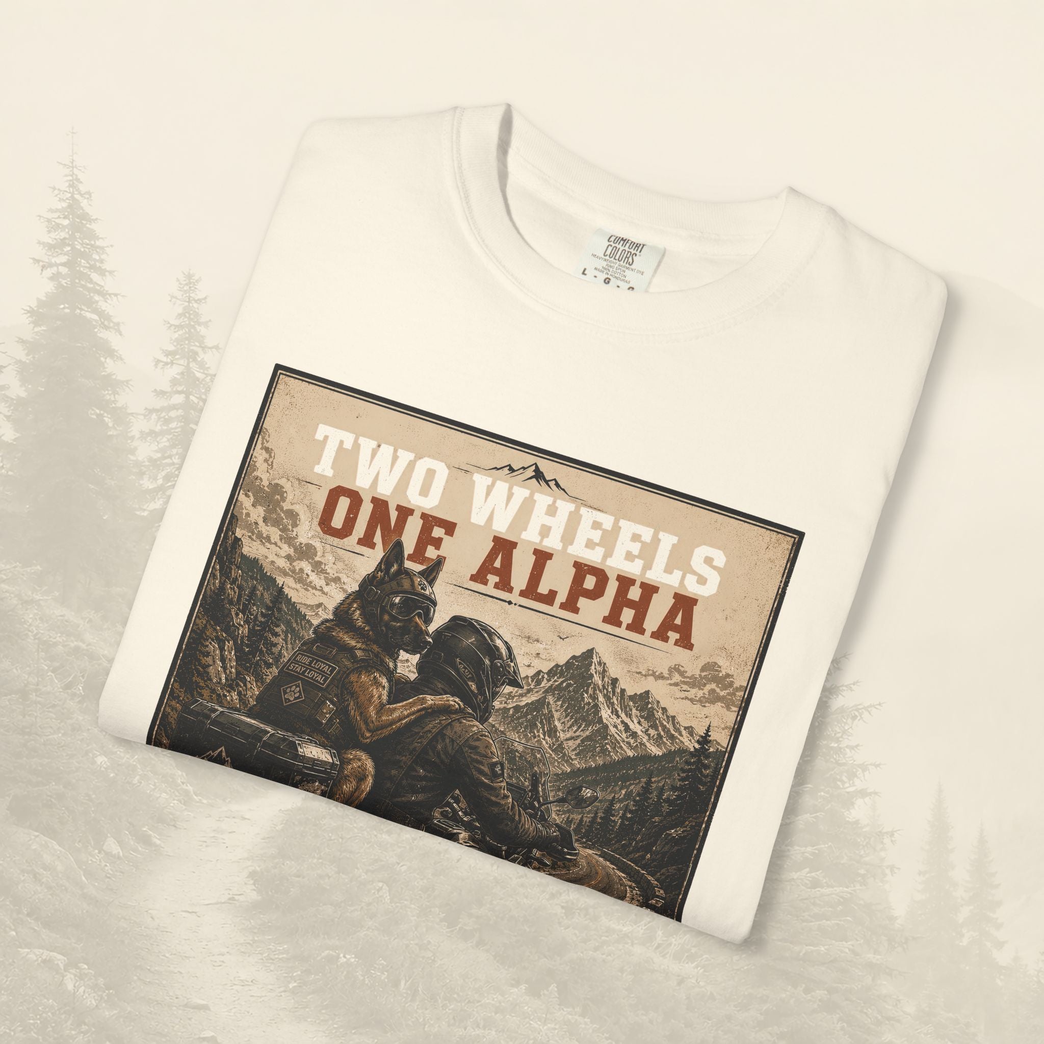 T-shirt Two Wheels One Alpha