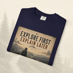 T-shirt « Explorez d'abord, expliquez ensuite »