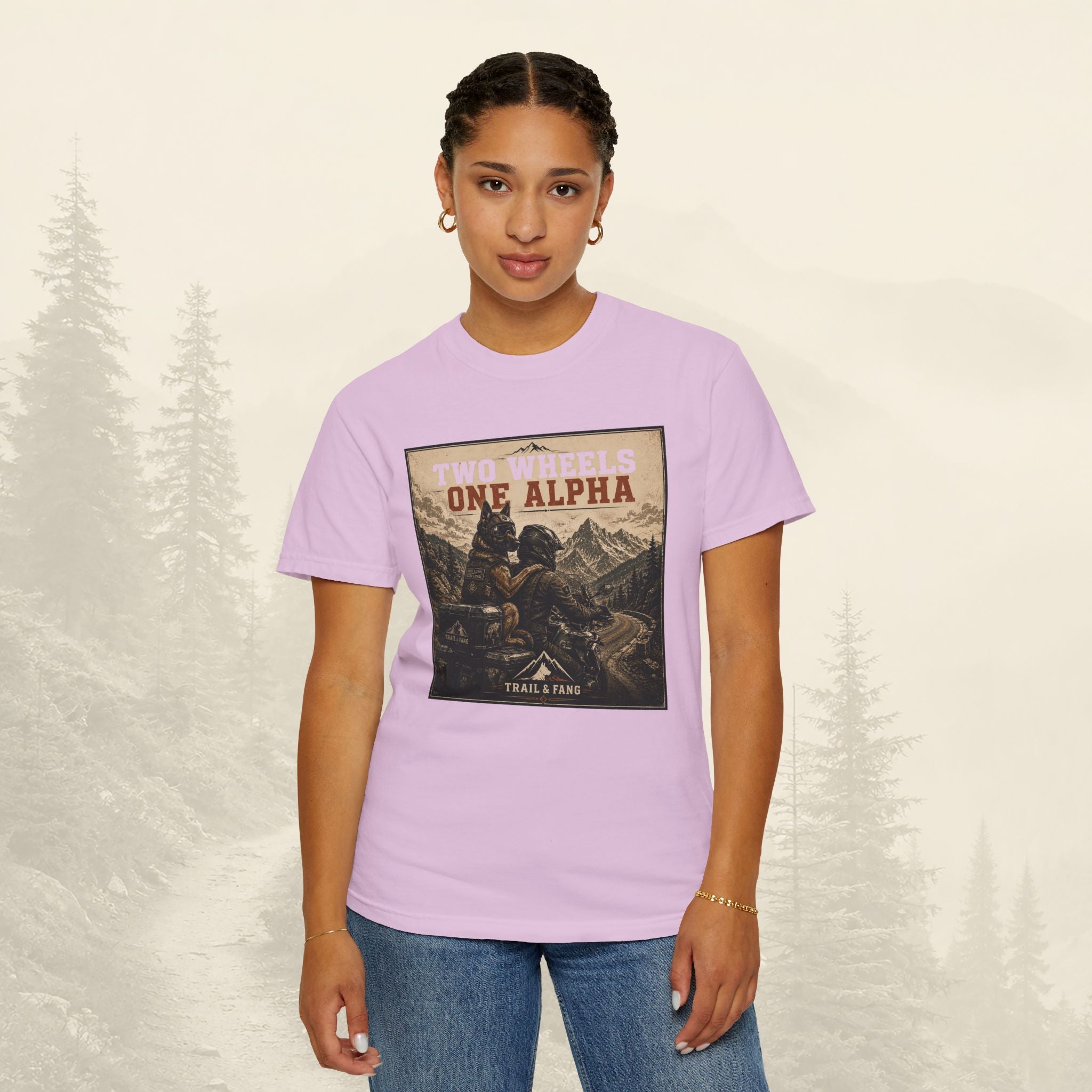 T-shirt Two Wheels One Alpha