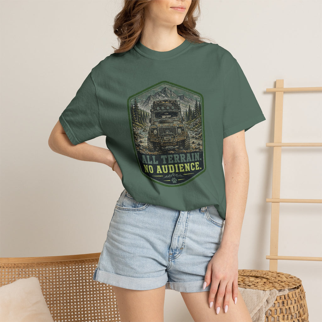 T-shirt tout-terrain, pas de public