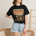 T-shirt Là où la route s'arrête