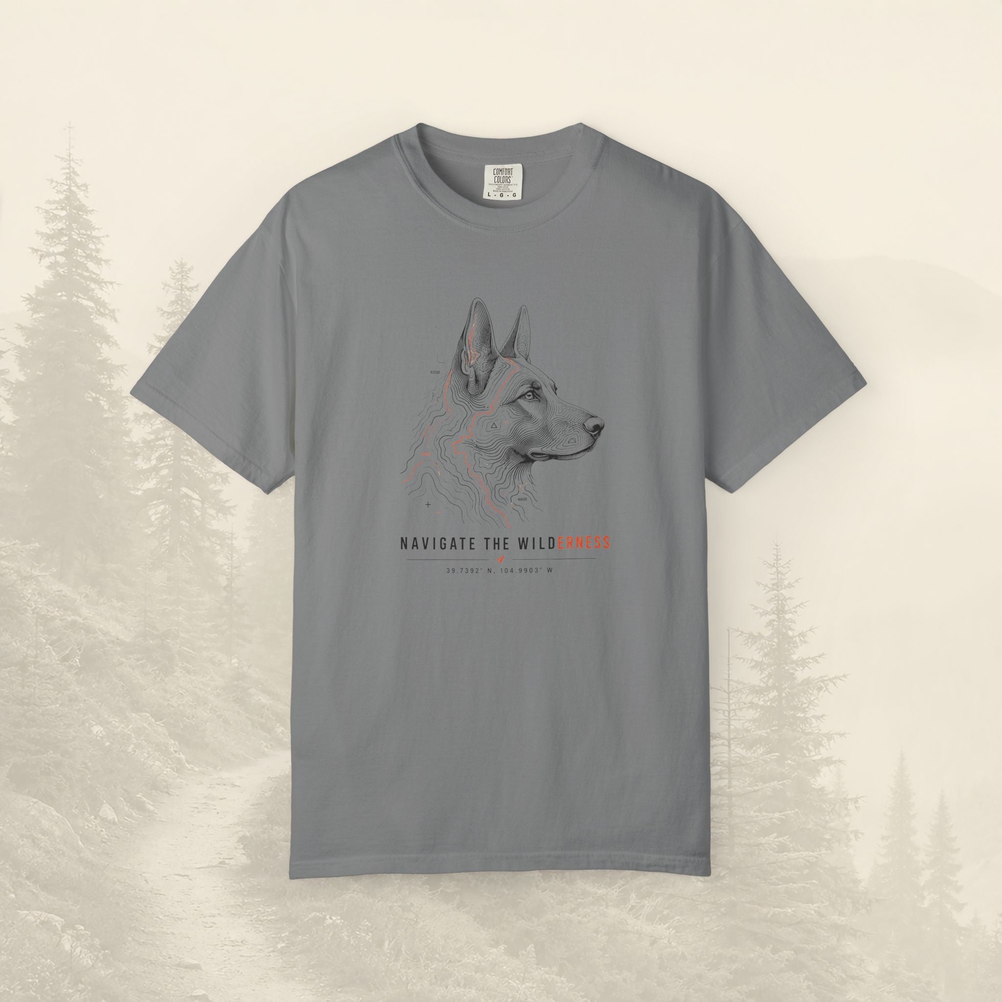 T-shirt « Chef de meute topographique »