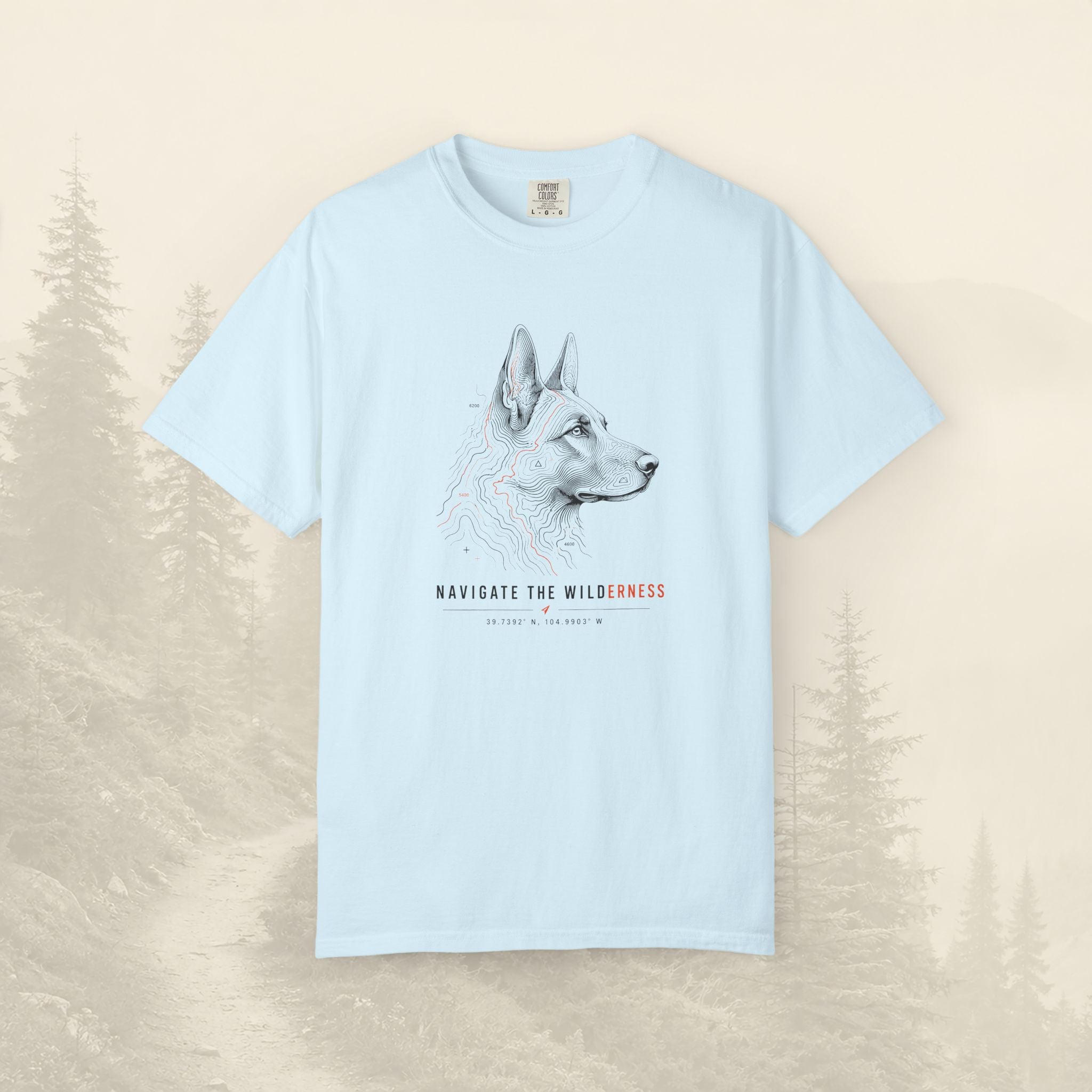 T-shirt « Chef de meute topographique »