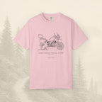 T-shirt moto d'aventure « Certains motards voyagent seuls »