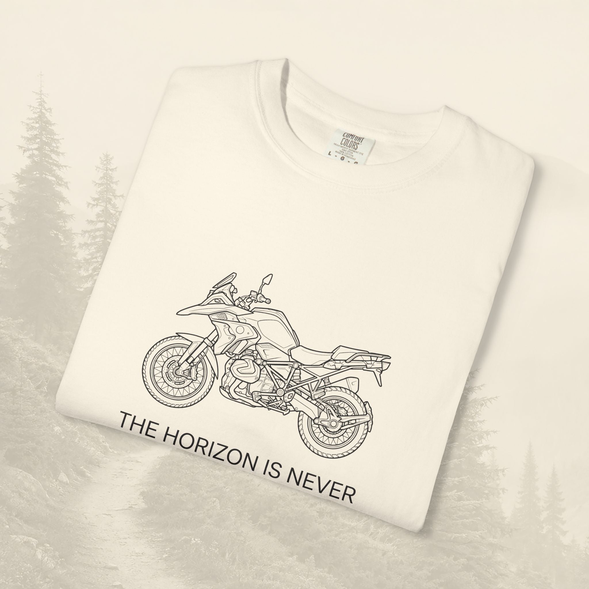 T-shirt moto Trail & Fang Horizon Destination Adventure