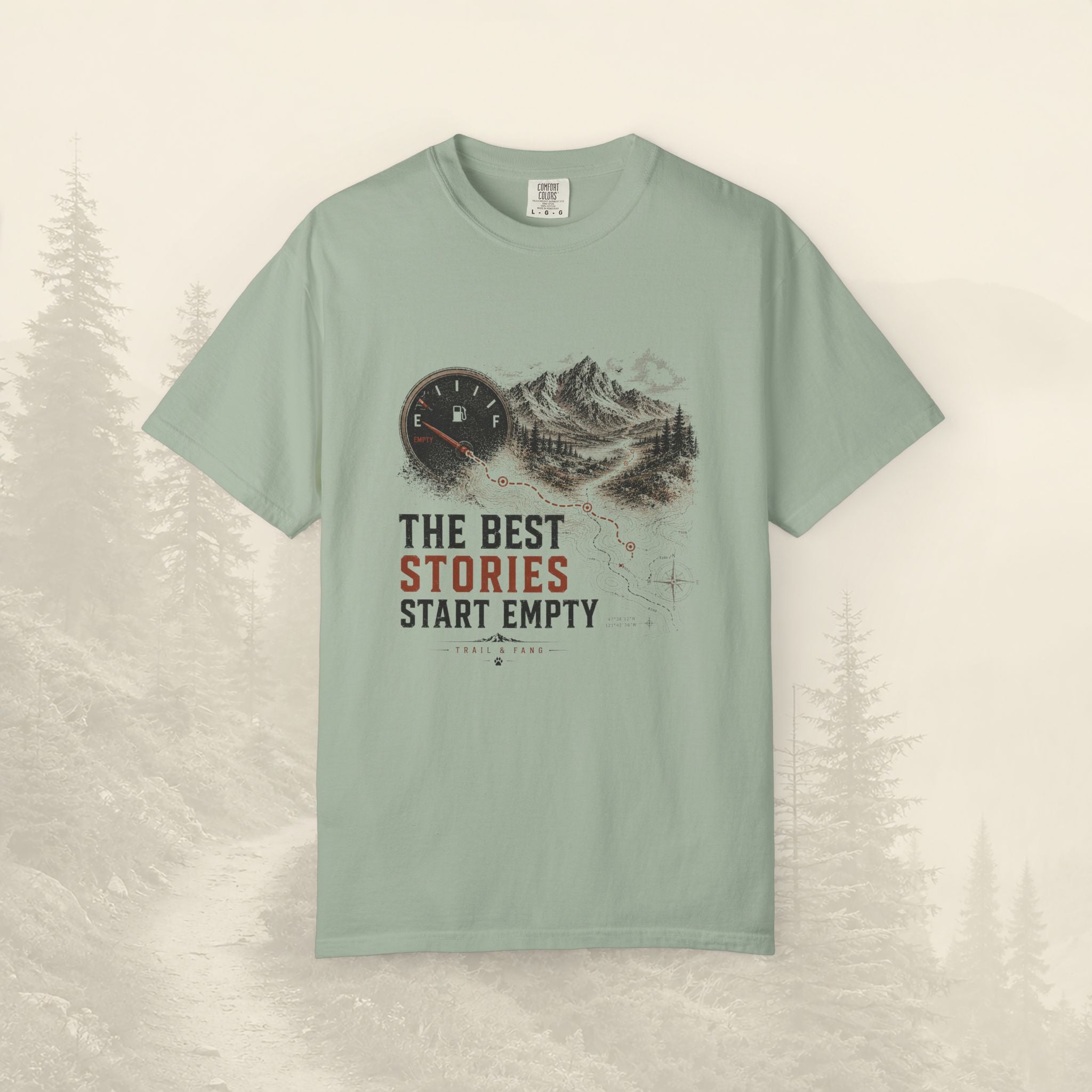 Les meilleures histoires commencent avec un t-shirt vide.
