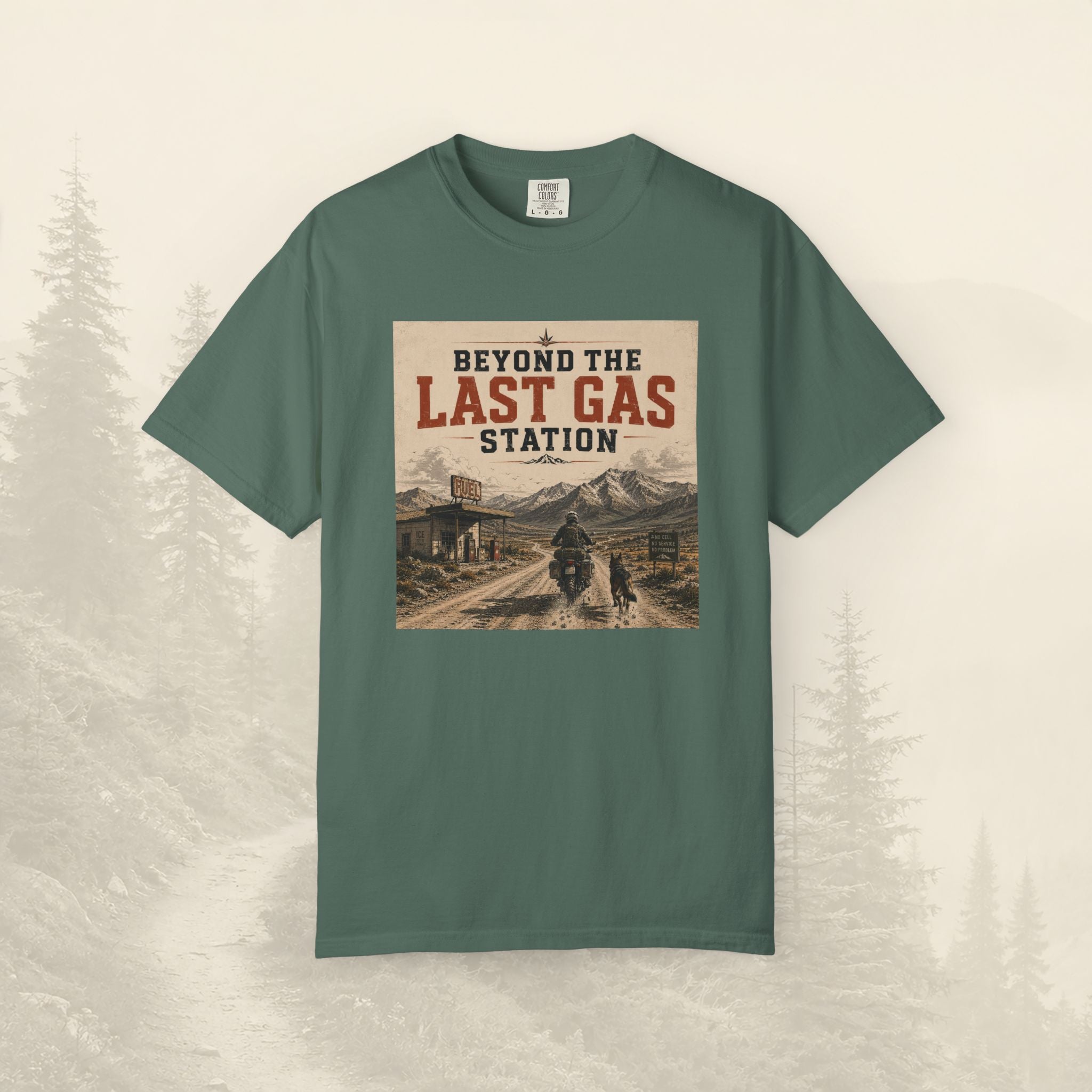 T-shirt Au-delà de la dernière station-service