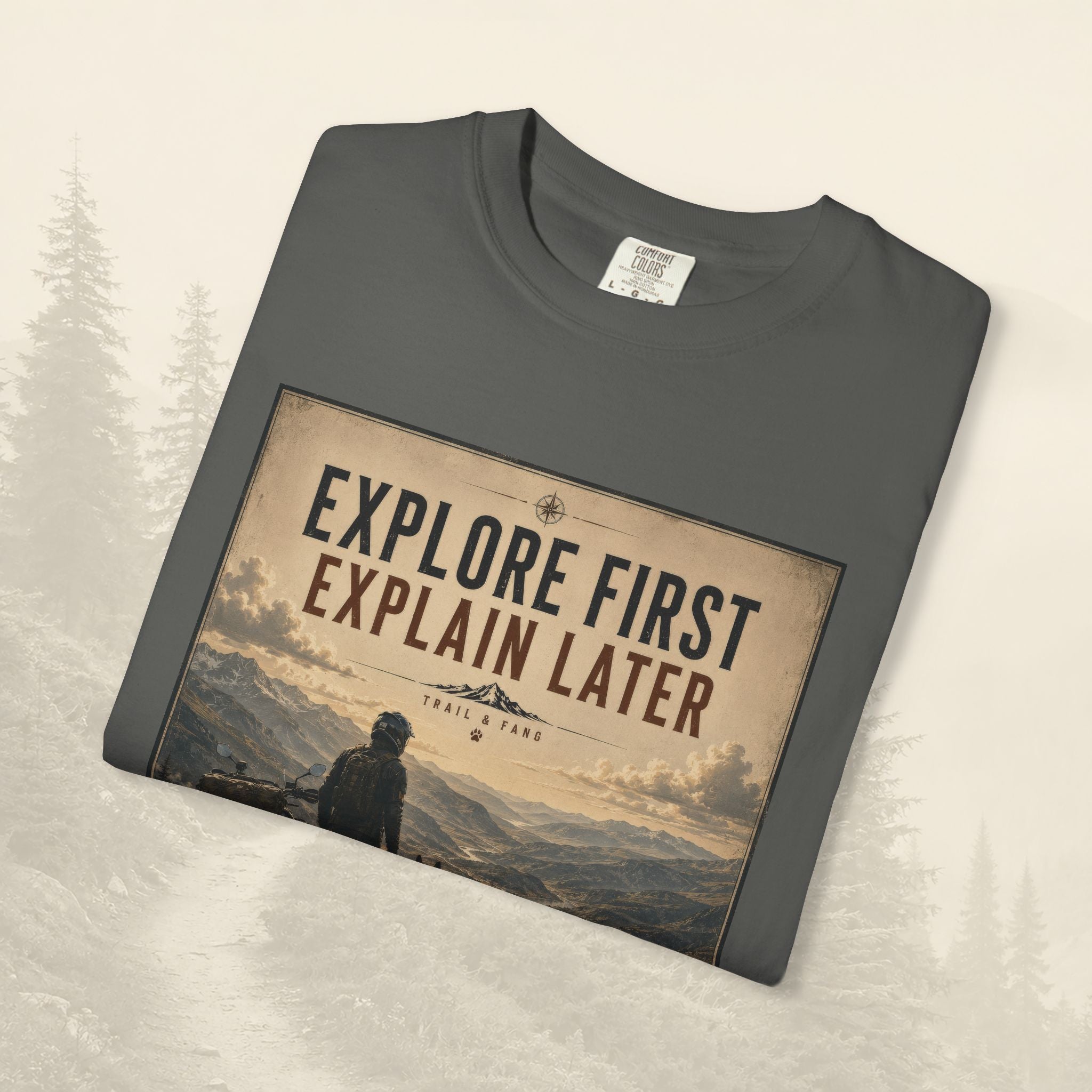 T-shirt « Explorez d'abord, expliquez ensuite »