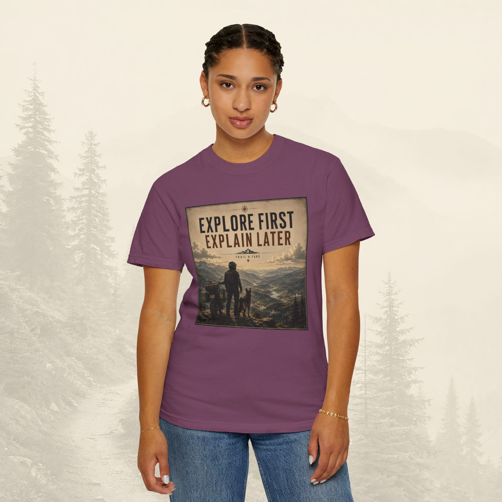 T-shirt « Explorez d'abord, expliquez ensuite »