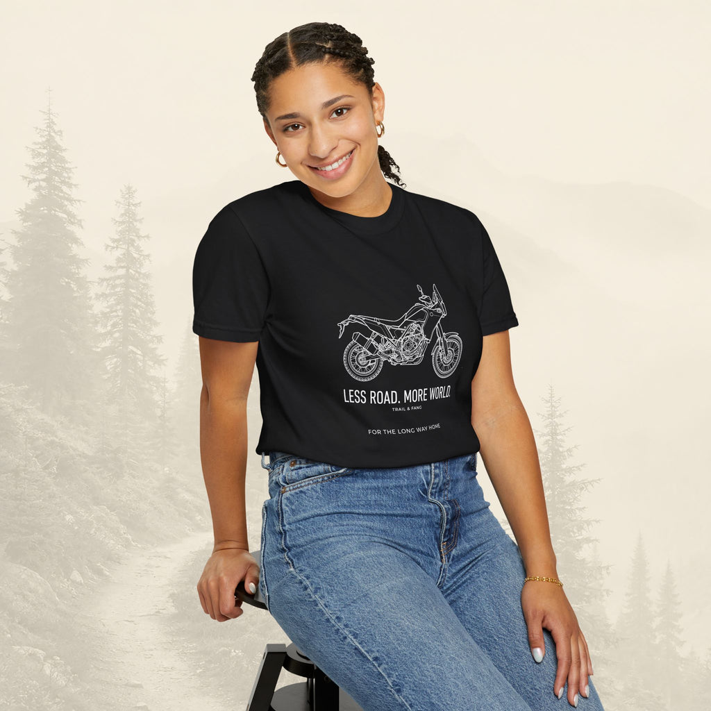 Moins de Route Plus de Monde Moto Aventure T-shirt