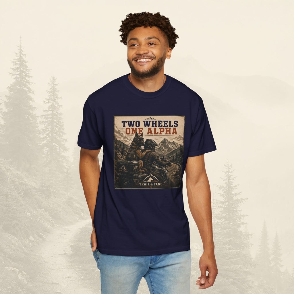 T-shirt Two Wheels One Alpha
