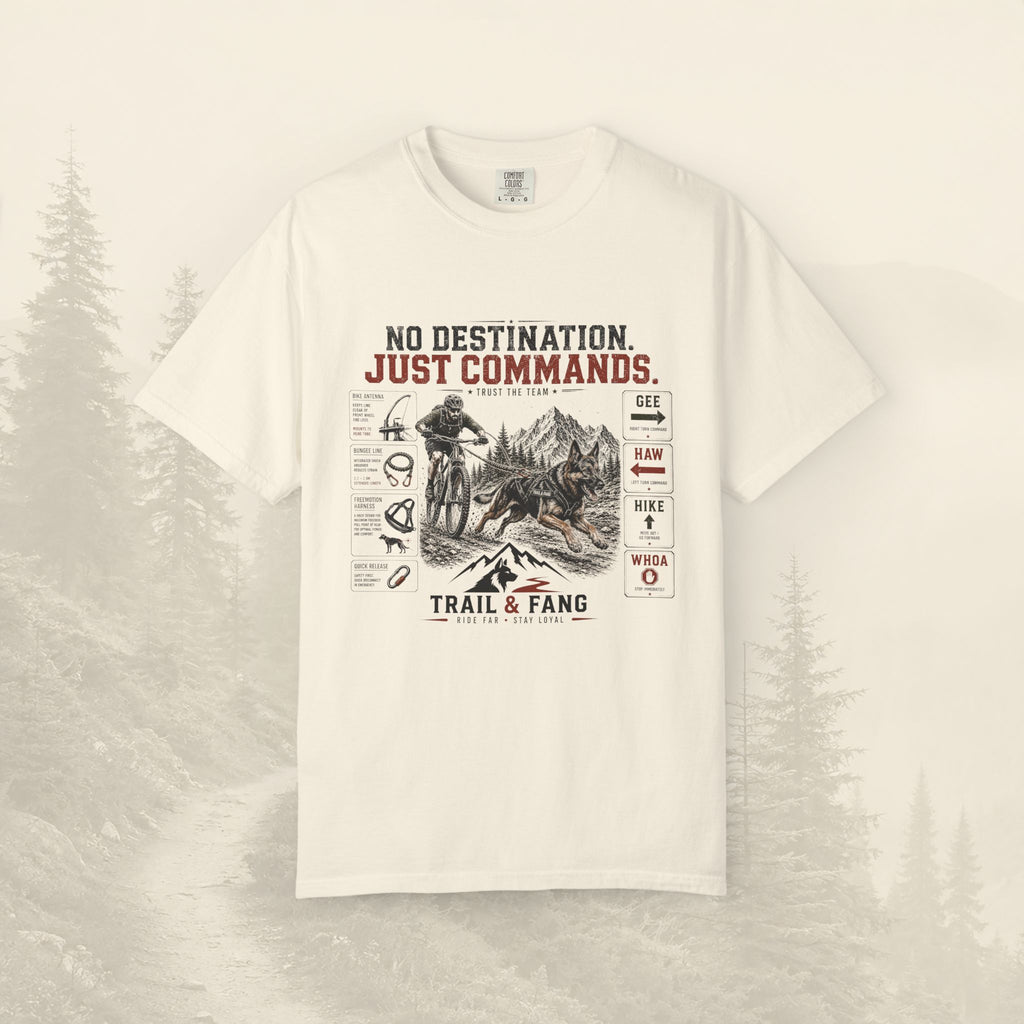 T-shirt « Pas de destination, juste des commandes »