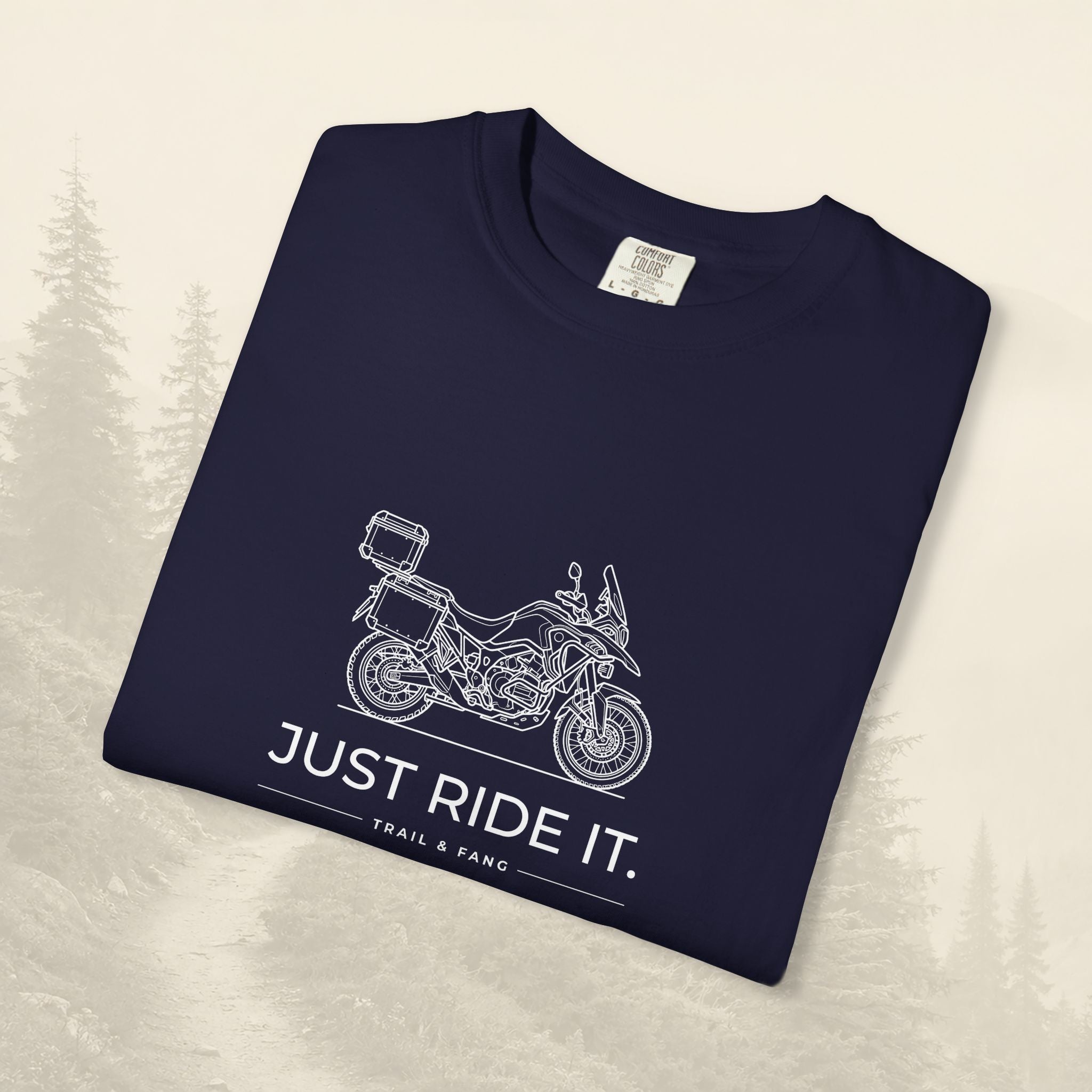 T-shirt moto d'aventure Just Ride It