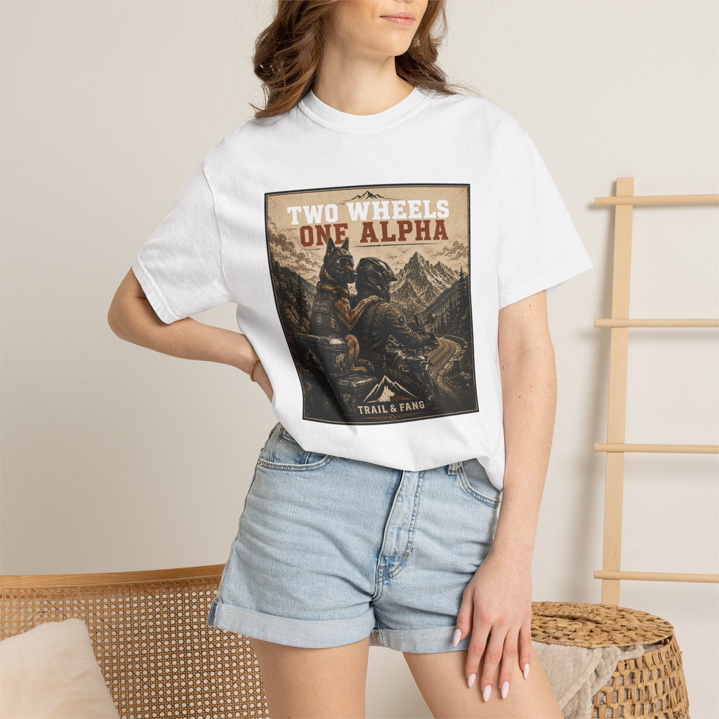 T-shirt Two Wheels One Alpha