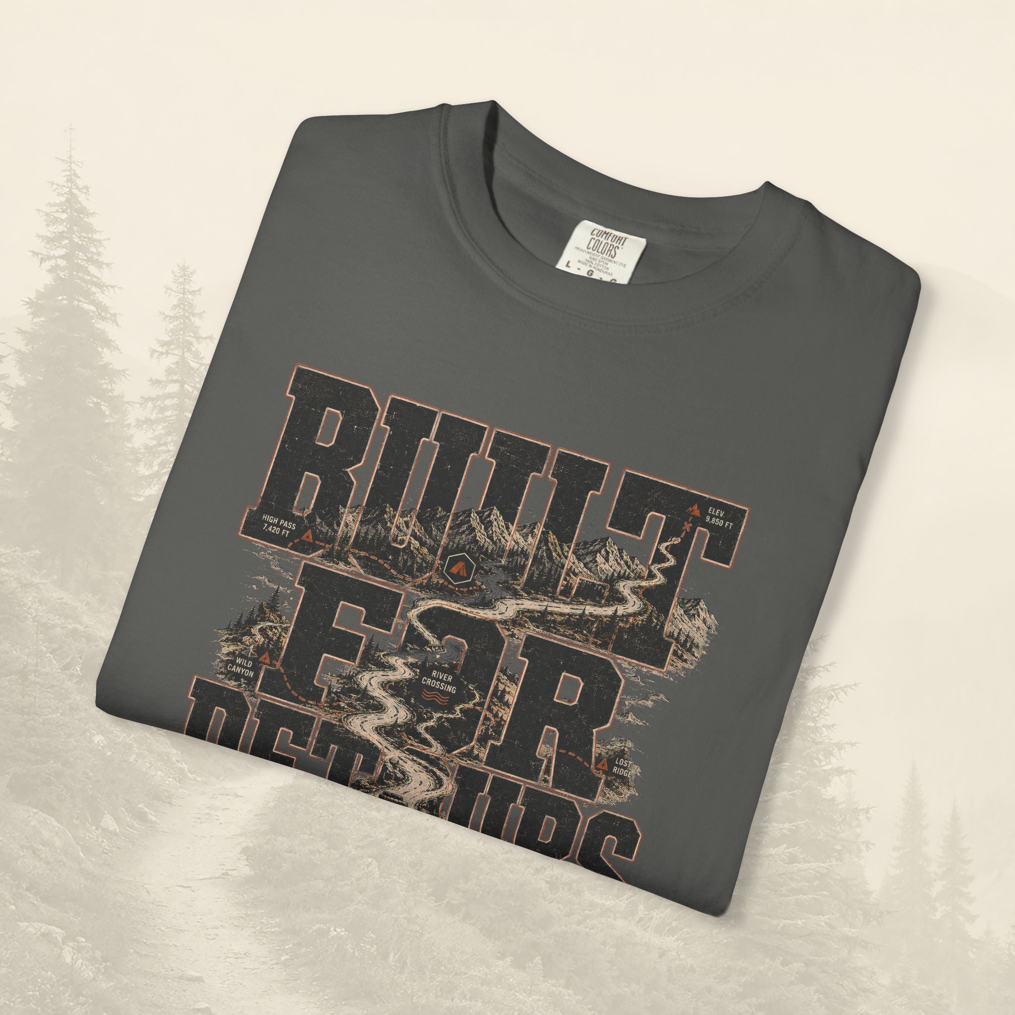 T-shirt Conçu Pour Les Détours