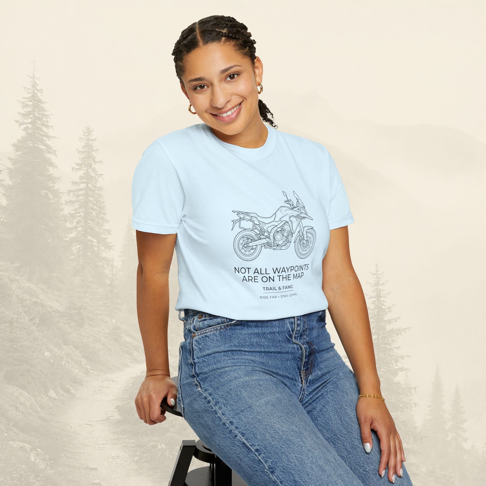 Tee-shirt « Tous les points de repère ne figurent pas sur la carte »
