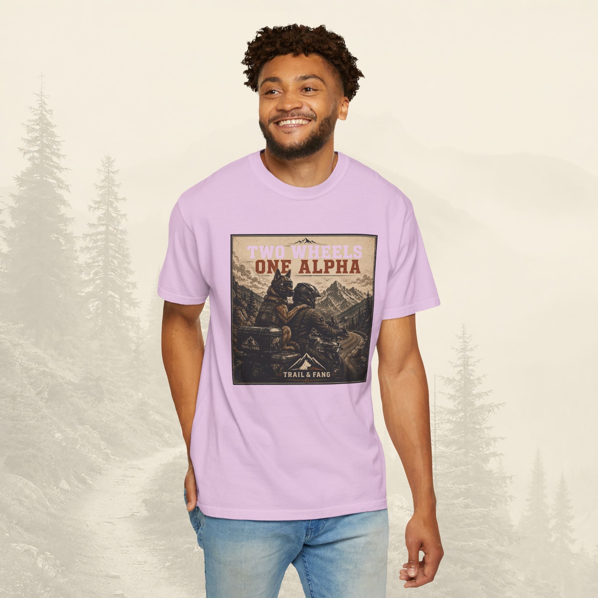 T-shirt Two Wheels One Alpha