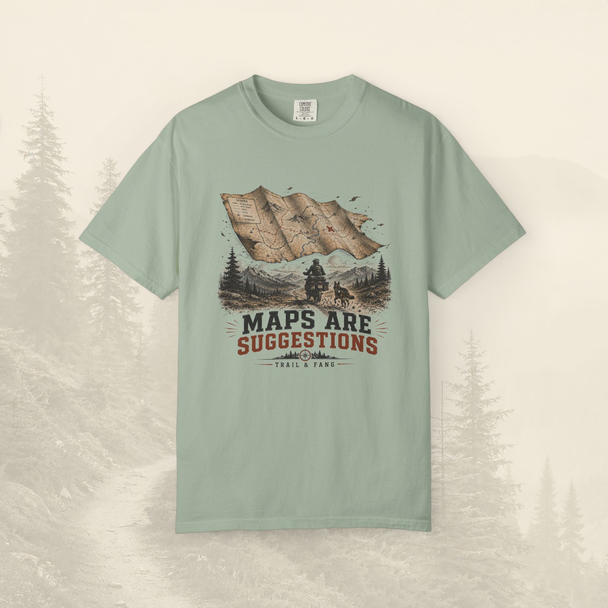T-shirt « Les cartes sont des suggestions »