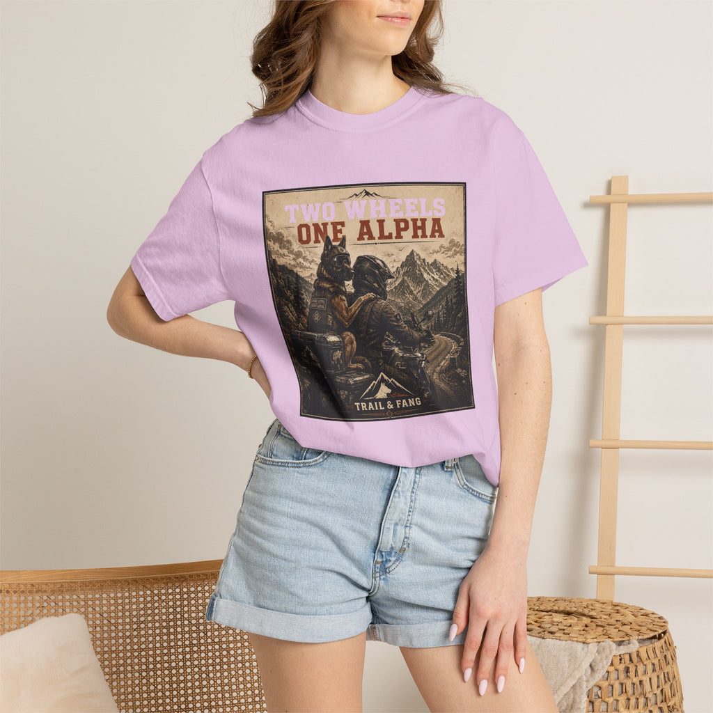 T-shirt Two Wheels One Alpha