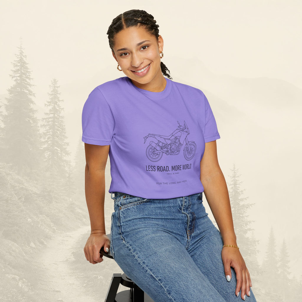 Moins de Route Plus de Monde Moto Aventure T-shirt