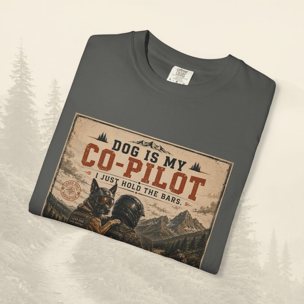 T-shirt « Mon chien est mon copilote »