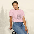 T-shirt « Les bonnes routes, ça se mérite »