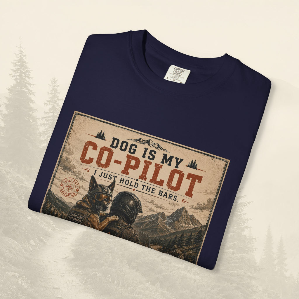 T-shirt « Mon chien est mon copilote »